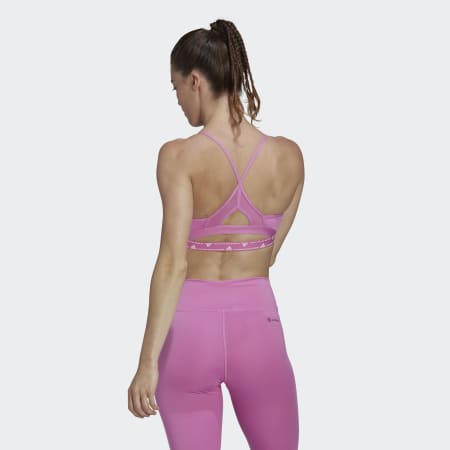adidas Aeroreact Training Light-Support 3-Stripes Bra