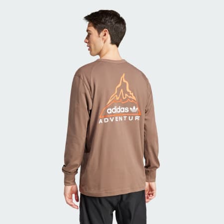 تيشيرت بأكمام طويلة adidas Adventure Graphic