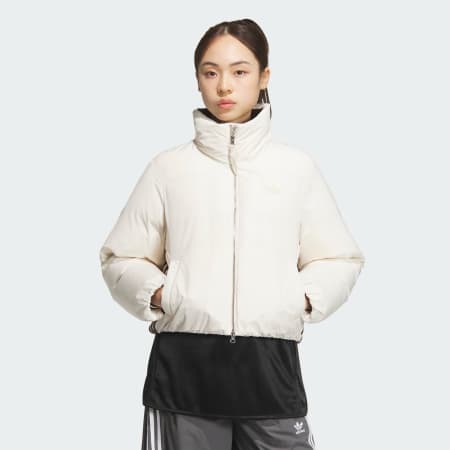 Non-Quilting Short Down Jacket