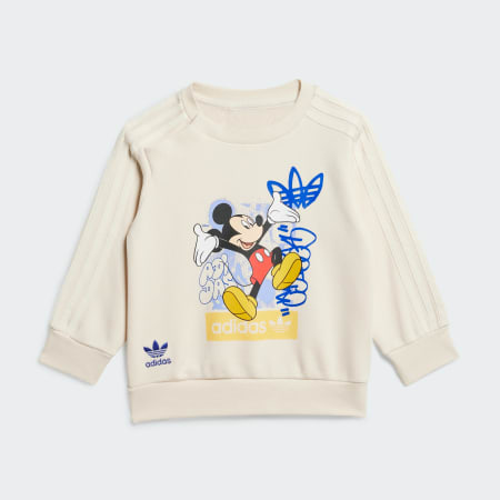 Set cu bluză cu guler rotund adidas x Disney Mickey Mouse