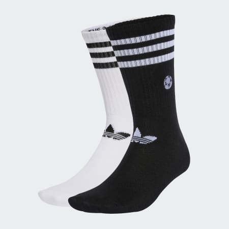 Embroidered Football Crew Socks 2 Pairs