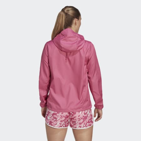 Own the Run Hooded Running Windbreaker