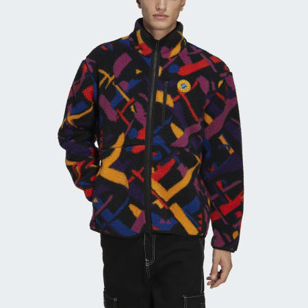 Wander Hour Full-Zip Printed Fleece Jacket