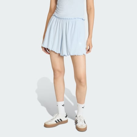 ESSENTIALS SCALLOPED EDGE SHORTS