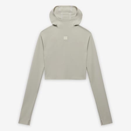 Fear of God Athletics Womens Base Layer Crop Hoodie