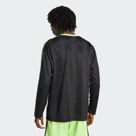 tricou adidas Adicolor din jacard cu m&acirc;necă lungă