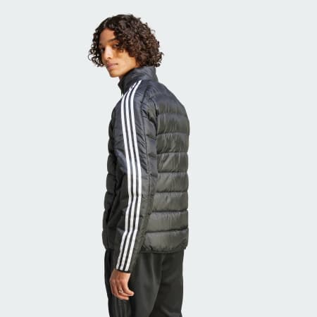 Men s Clothing Essentials 3 Stripes Light Down Jacket Black