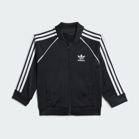 Adidas sst track jacket mens black best sale