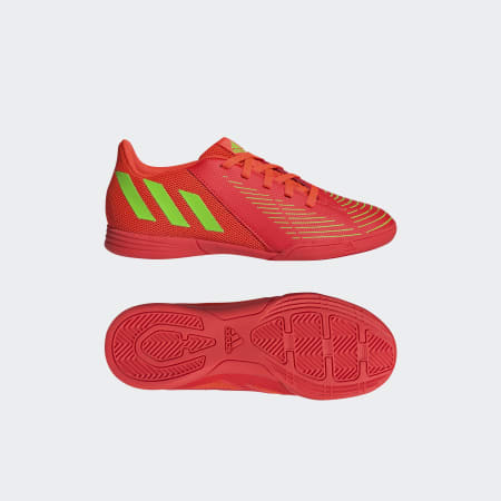 Zapatillas de fútbol sala IC en color blanco y rosa - Consigue las Adidas  Predator Edge.3.