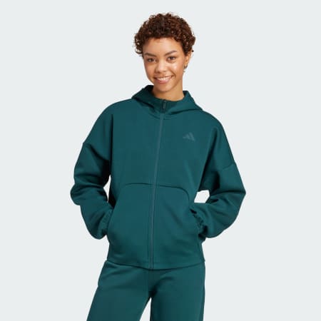 جاكيت بقبعة Future Icons Small Logo Full-Zip