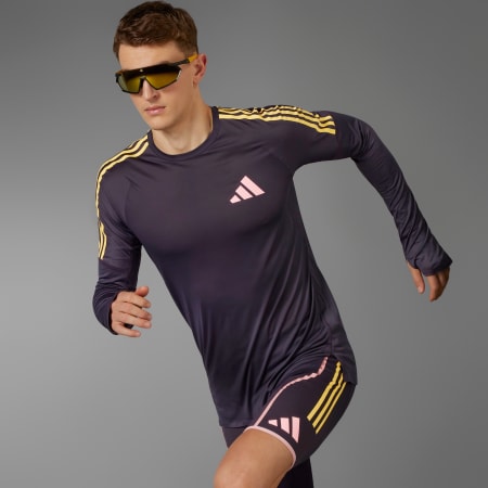 تيشيرت بأكمام طويلة Adizero Promo Running 