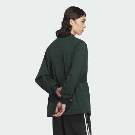 Collegiate Pack Loose Fit Brushed Tricot Lined Woven Coach Jacket