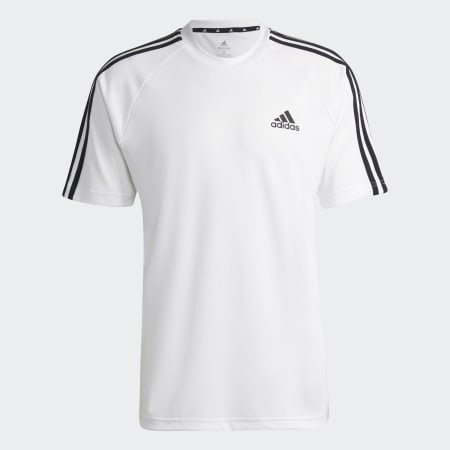 adidas A FOOTBALL SHIRT FOR FRIENDLY MATCHES AND CROSS TRAINING - White ...