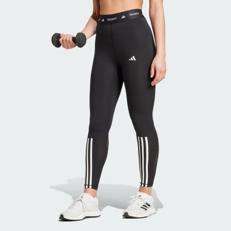 TECHFIT 3-Stripes 7/8 Leggings