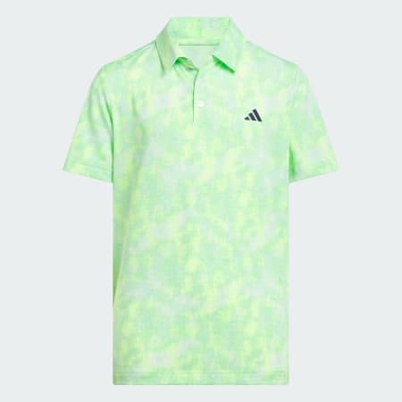 Performance Textured Print Polo Shirt Kids