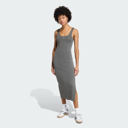 ESSENTIALS RIB TANK MAXI DRESS WASHED