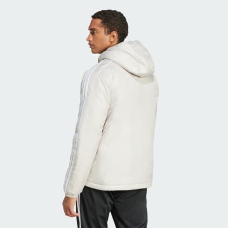Essentials 3-Stripes Insulation Hooded Jacket