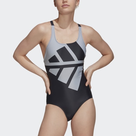Padded Logo Graphic Swimsuit