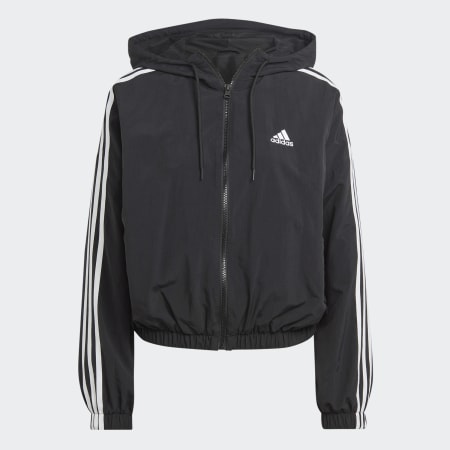 Essentials 3-Stripes Woven Windbreaker