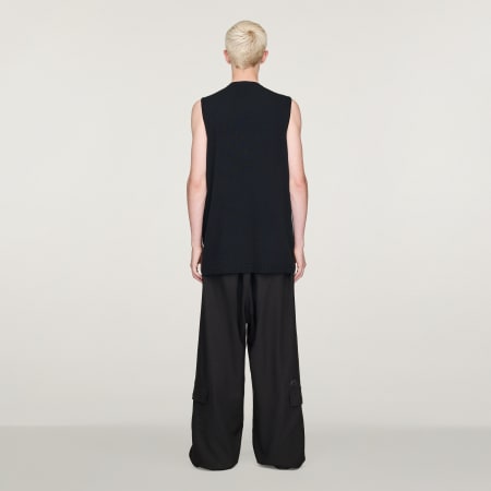 Pleteni prsluk s logotipom Y-3