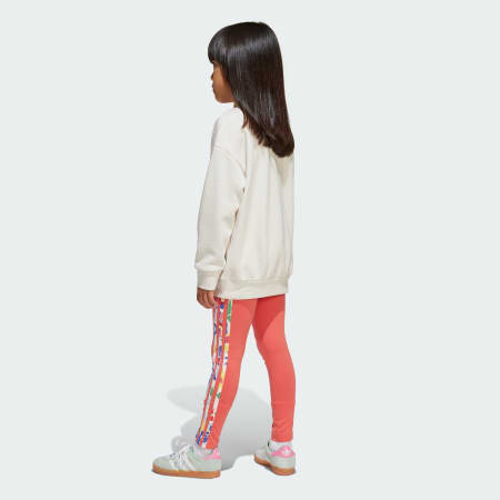 Set cu colanți adidas Originals x Liberty London pentru copii