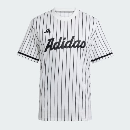 Tricou pentru fani adidas Dugout cu dungi subțiri
