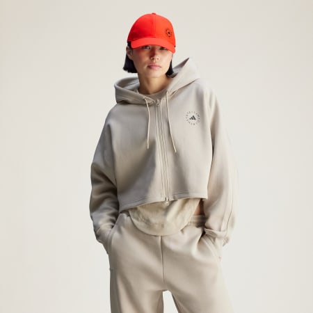 adidas by Stella McCartney Sportswear Cropped Hoodie