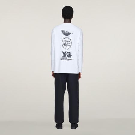Y-3 Graphic Long Sleeve Tee