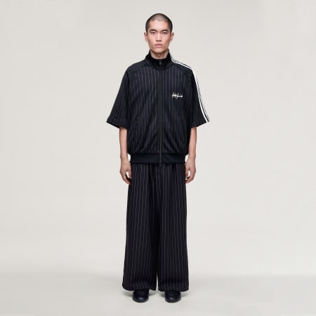 Y-3 SPORT UNIFORM PINSTRIPE TRACK PANTS