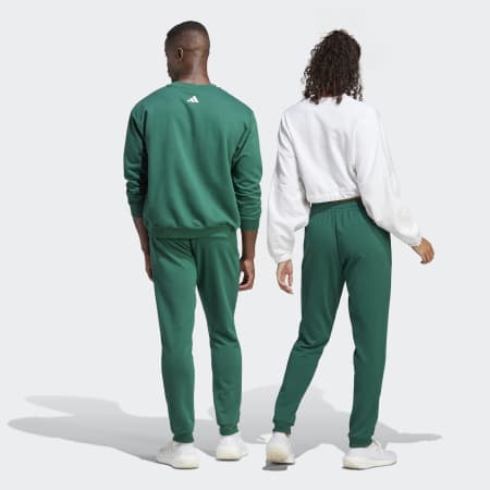 Adidas originals green outlet tracksuit mens