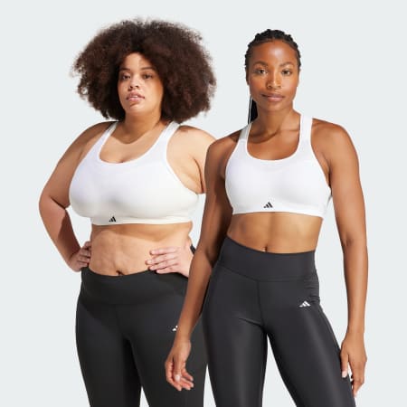 Adidas White Sports Bra Size XL - 61% off