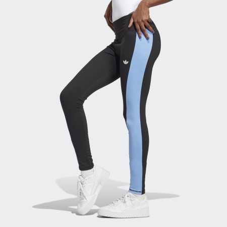 Adidas Front Printed Logo Side Stripe Leggings for Women - Black, XL: Buy  Online at Best Price in Egypt - Souq is now