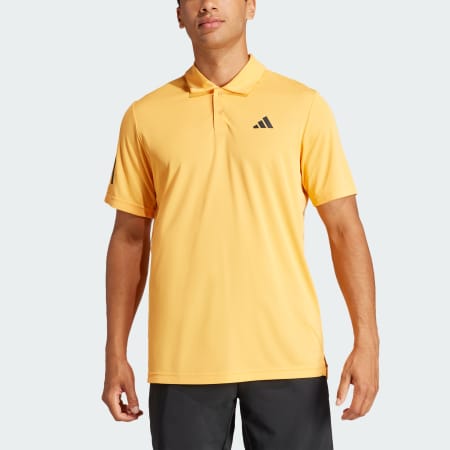 Camiseta polo manga manga ropa deportiva ropa, amarillo brillante