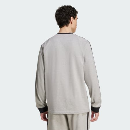 Tricou cu m&acirc;necă lungă Adicolor Classics cu 3 dungi