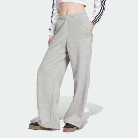 Pantaloni din fleece cu picioare largi