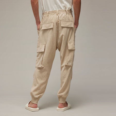 Y-3 Washed Twill Cuffed Cargo Pants