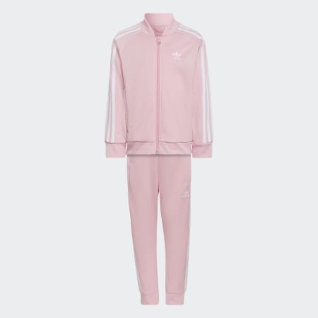 lilac adidas tracksuit