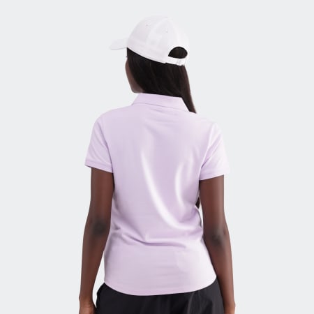 WOMENS SMALL LOGO PIQUE POLO SHIRT