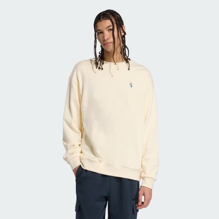 Dog Sock Patch Graphic Sweatshirt