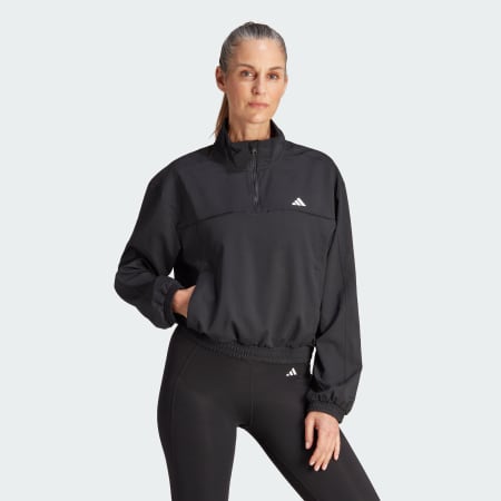 AEROREADY Train Essentials Woven Quarter-Zip Track Jacket