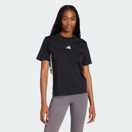Tricou Essentials de bumbac cu 3 dungi