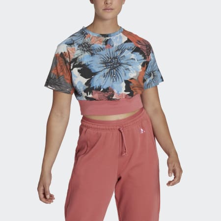 تيشيرت Allover Print Cropped