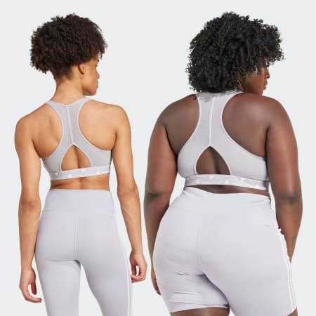Powerimpact Train Medium-Support 3-Stripes Bra