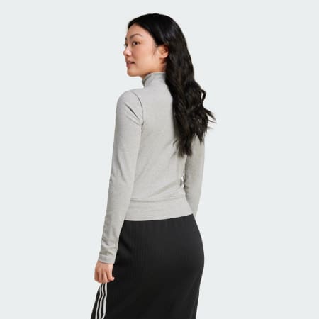 Chaqueta Deportiva Essentials Acanalada Cierre Frontal