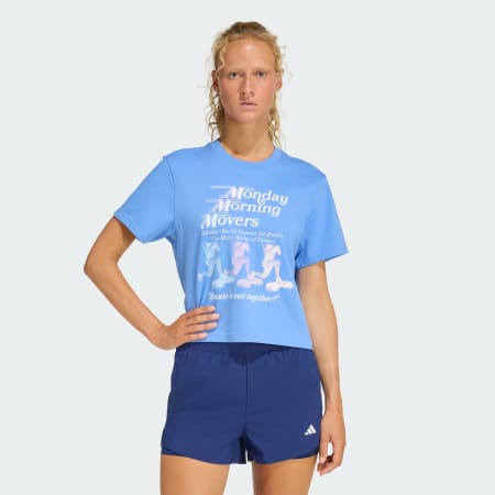 Tricou cu elemente grafice LES MILLS MOVERS