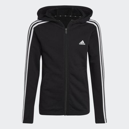 Majica s kapuljačom i patentnim zatvaračem Essentials 3-Stripes