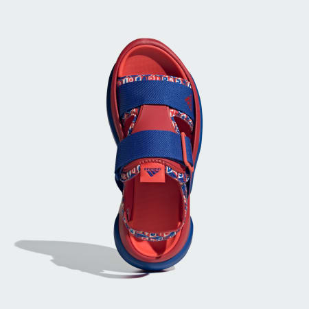 Adidas adilette cheap sandals red