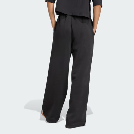 Pantaloni din fleece cu crac larg Essentials