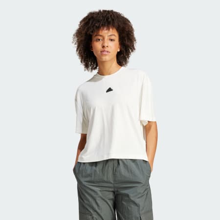 City Escape Loose Crop Tee