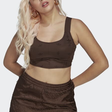 Allover Print Corset Top